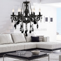 Wedding table centerpieces black chandelier lighting decoration 85576